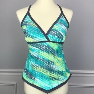 Free Country Swim Tankini Sz M